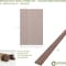 Ekena Millwork 94H x 3/8T Adjustable Wood Slat Wall Panel Kit w/ 3W Slats, Walnut contains 15 Slats SWW60X94X0375WA - alternate 2